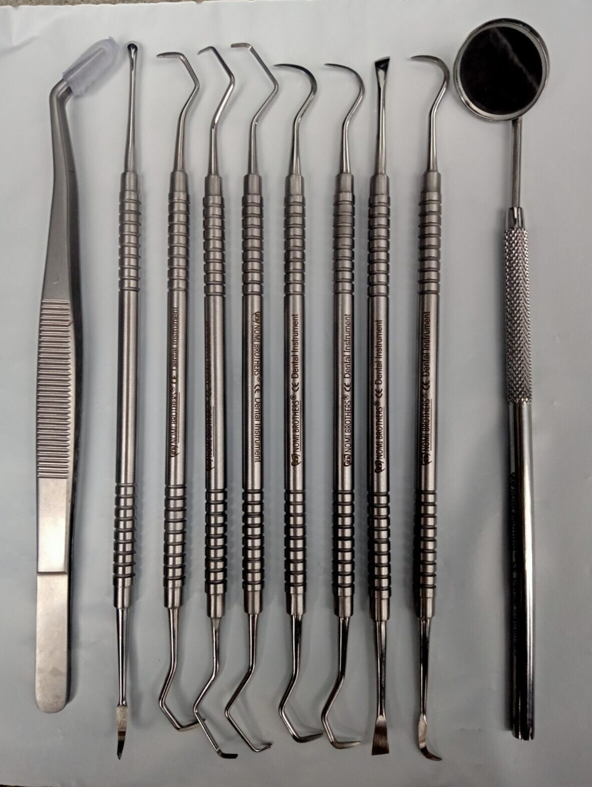Dental Composite Resin Filling Filled Repair Spatula Instruments Tools 10 Pcs