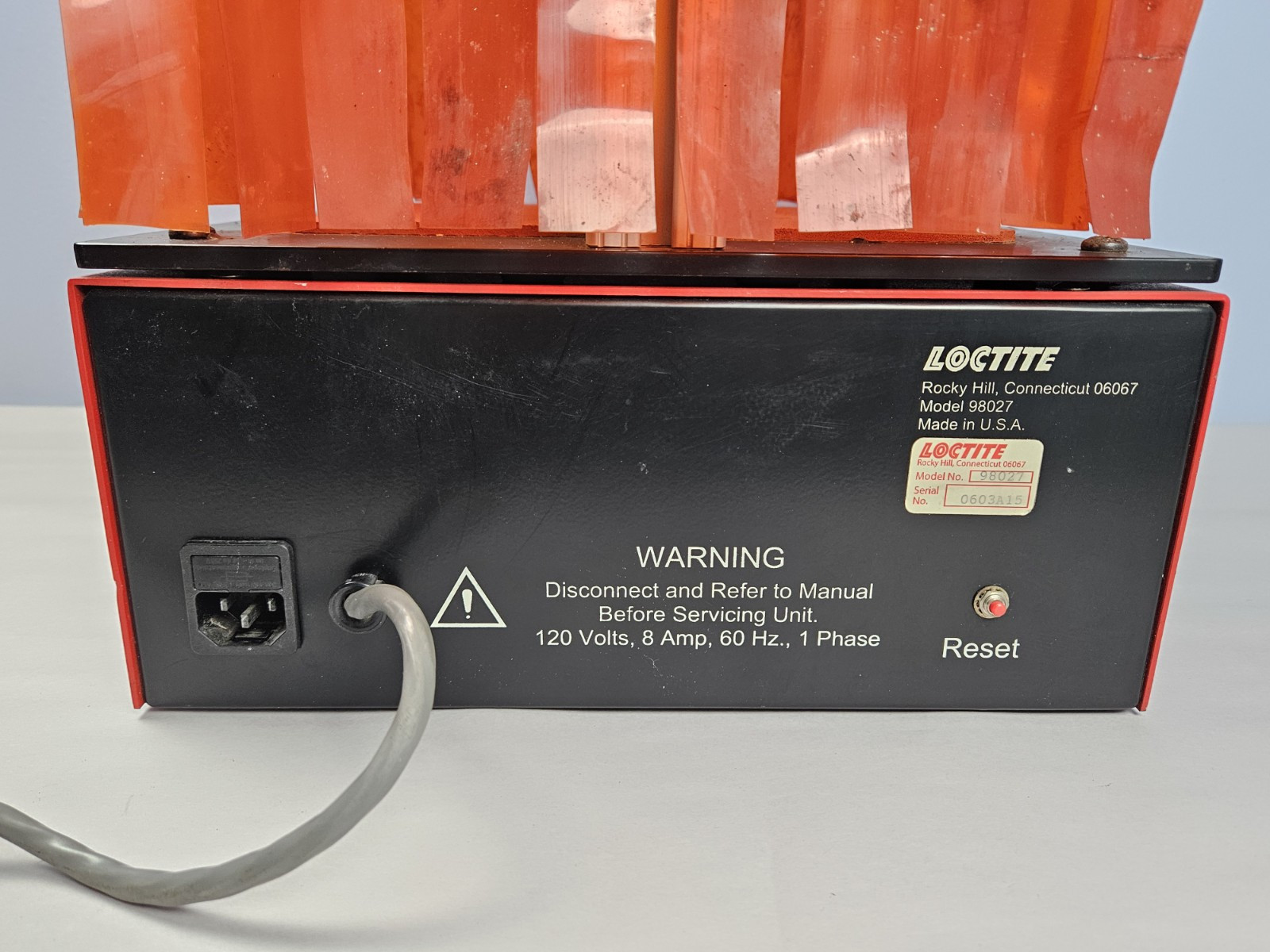 Loctite Zeta 7411 UV Flood Curing System Benchtop/Handheld Works Parts or Repair