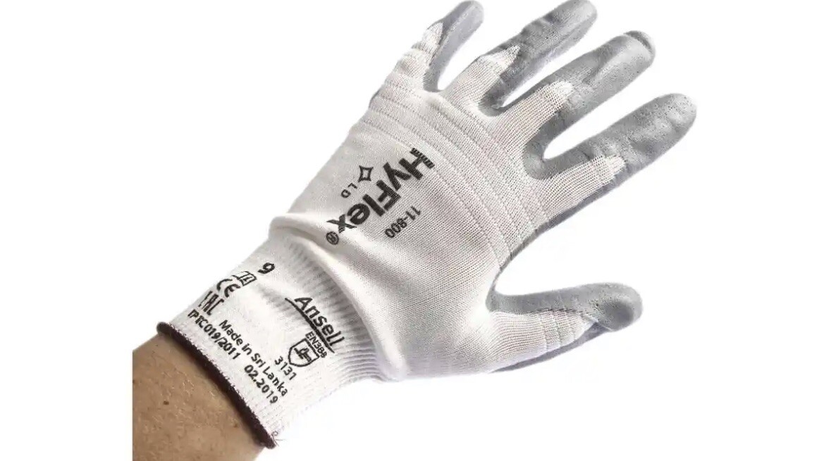 Ansell 11-800 Hyflex Foam Nitrile Palm Coated Gloves Size XL – 10- 60 Pairs!!