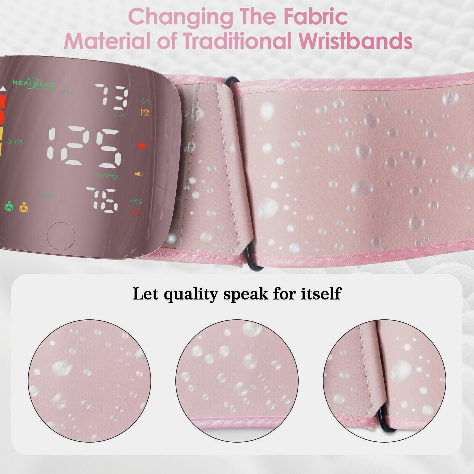 LED Digital Wrist Blood Pressure Monitor BP Cuff Gauge Test Machine