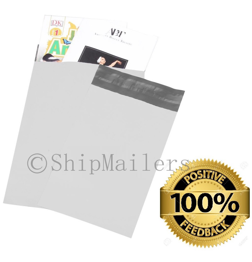 100 – 24×24 WHITE POLY MAILERS ENVELOPES BAGS 24 x 24 – 2.0MIL