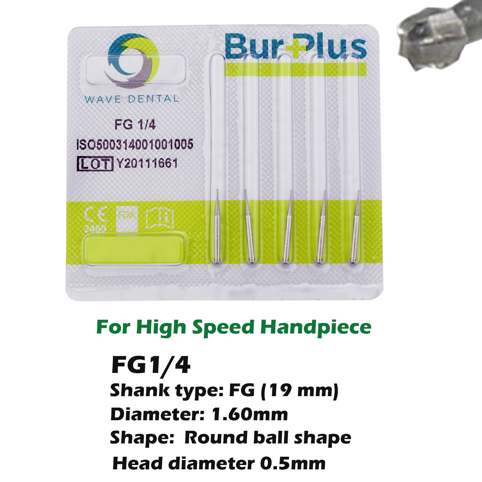 Wave Dental Surgical Burs Long Carbide Bur 25mm 557 557L FG 4 6 330 High Speed