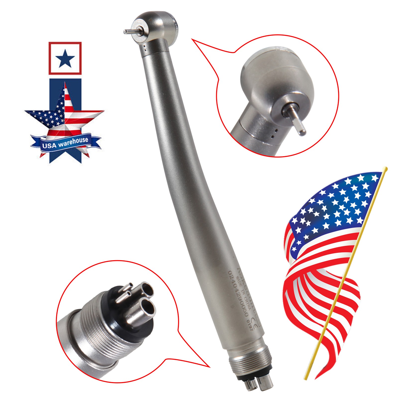 10 Yabangbang Dental High Speed Handpiece Push 3 Spray Turbine 4Hole Fit NSK KaV