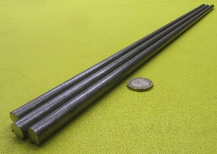 4140 Alloy Steel CF Rod Round Bar, 7/16″ Dia. x 2 Ft Length, 3 Units, 6 Ft
