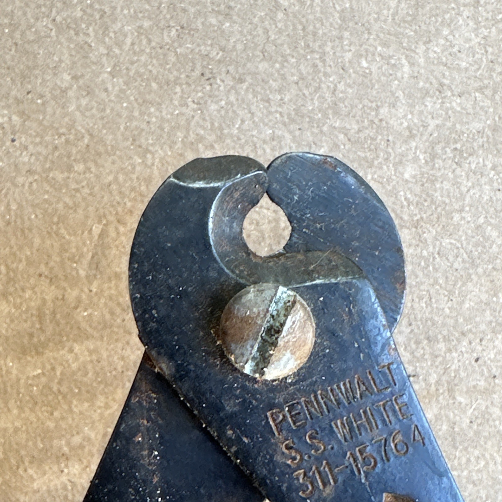 Rare Pennwalt SS White USA High-Precision Wire Cable Cutter Aerospace 311-15764