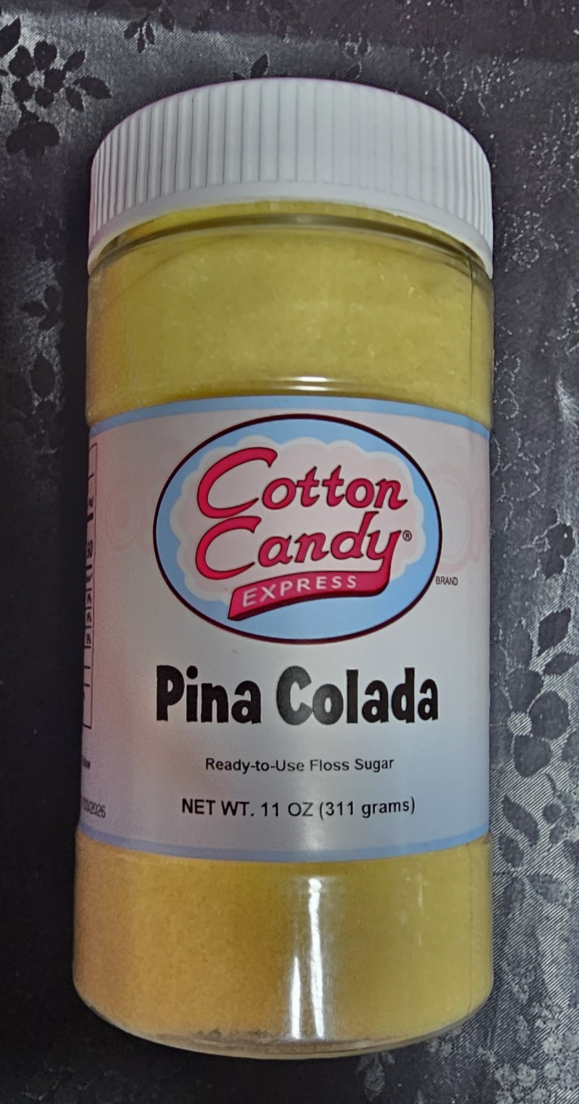 Cotton Candy Express Floss Sugar -3pk- Piña Colada, Green Apple, Bubble Gum NIB