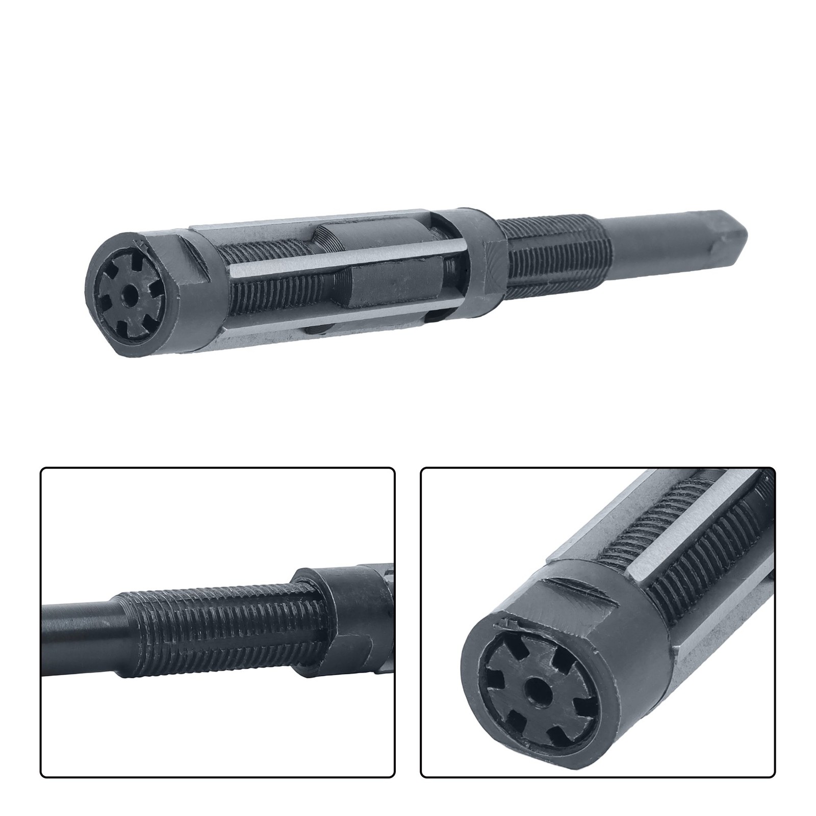 Adjustable Hand Reamer HSS H8 6 Flutes, 19-21mm Cut Diameter 181mm Length