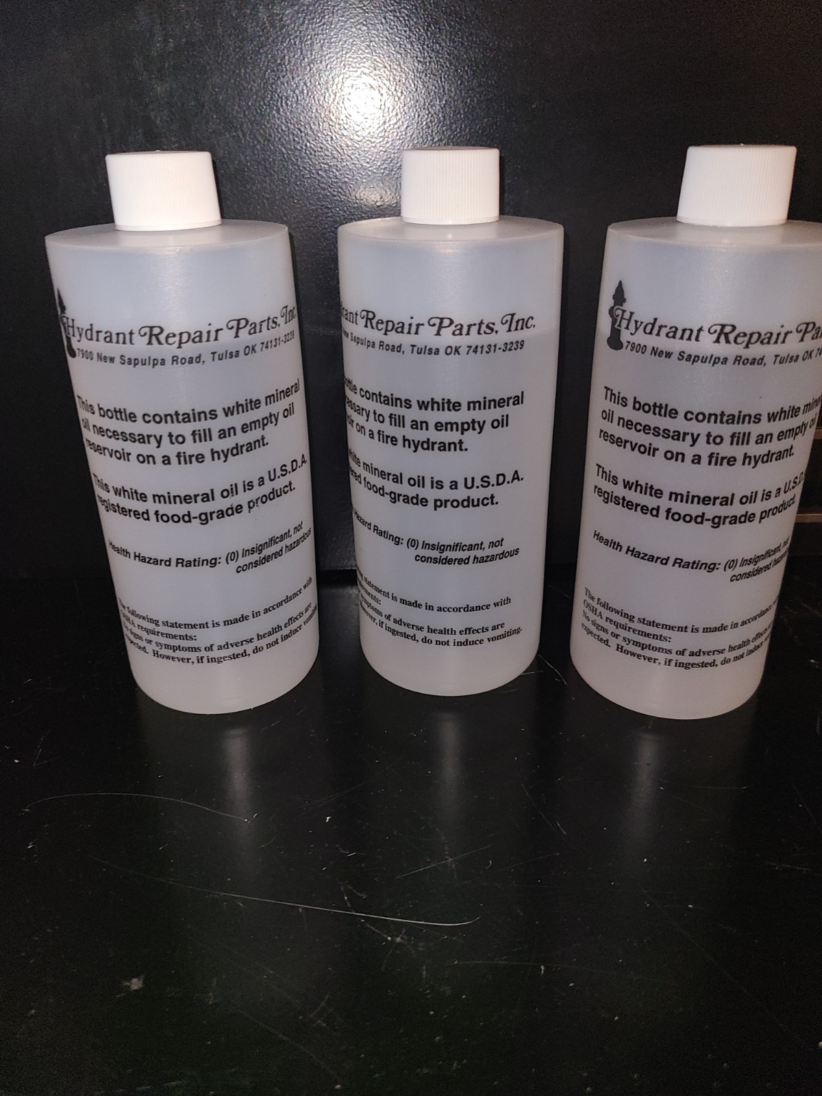(5) Hydrant Repair Parts HRPI- Fire Hydrant Reservoir Mineral Oil / Lubricant