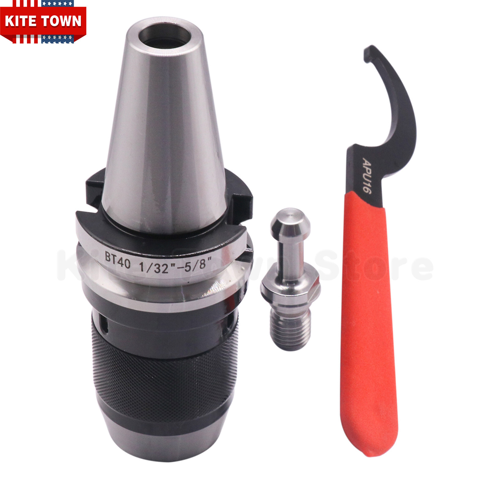 BT40 1/32″ – 5/8″ Keyless Drill Chuck Tool Holder with BT40 Integral Shank 16mm