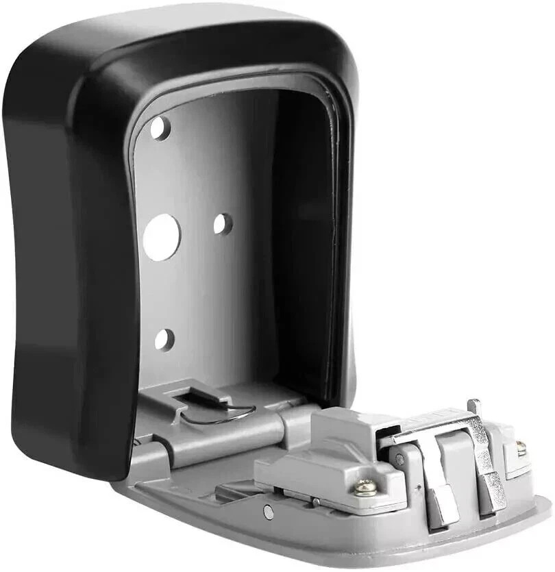 Key Lock Box for Outside-Combination Lockbox for House Key-Portable/Wall Mounted
