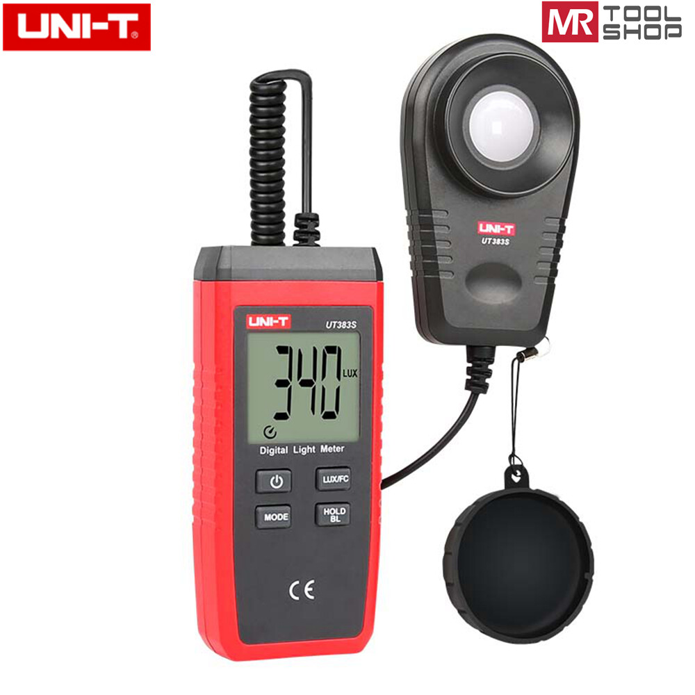 Uni-T UT383S Digital Light Meter Luxmeter Luminometer Photometer 0~199,900Lux