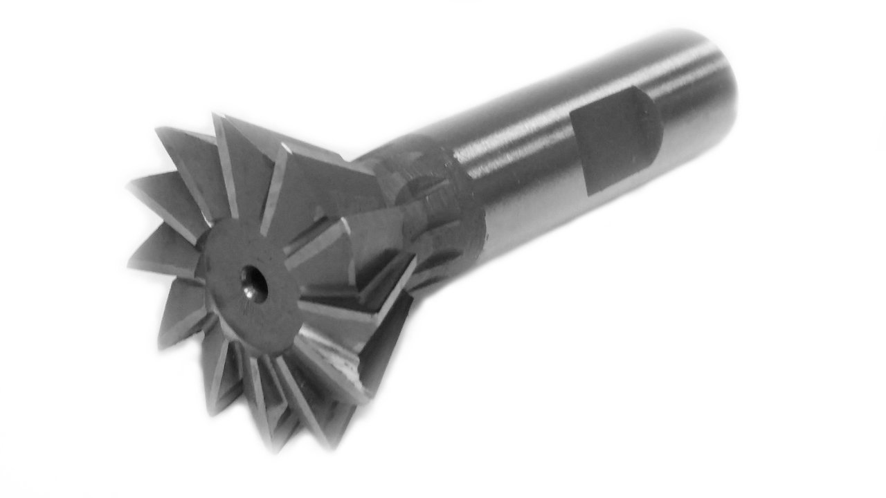 1pc 1/2 INCH 60 DEGREE HSS DOVETAIL CUTTER