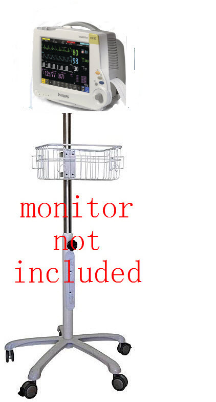Rolling stand for Philips IntelliVue MP30/MP40/MP50/MP60 Monitor (small wheel)