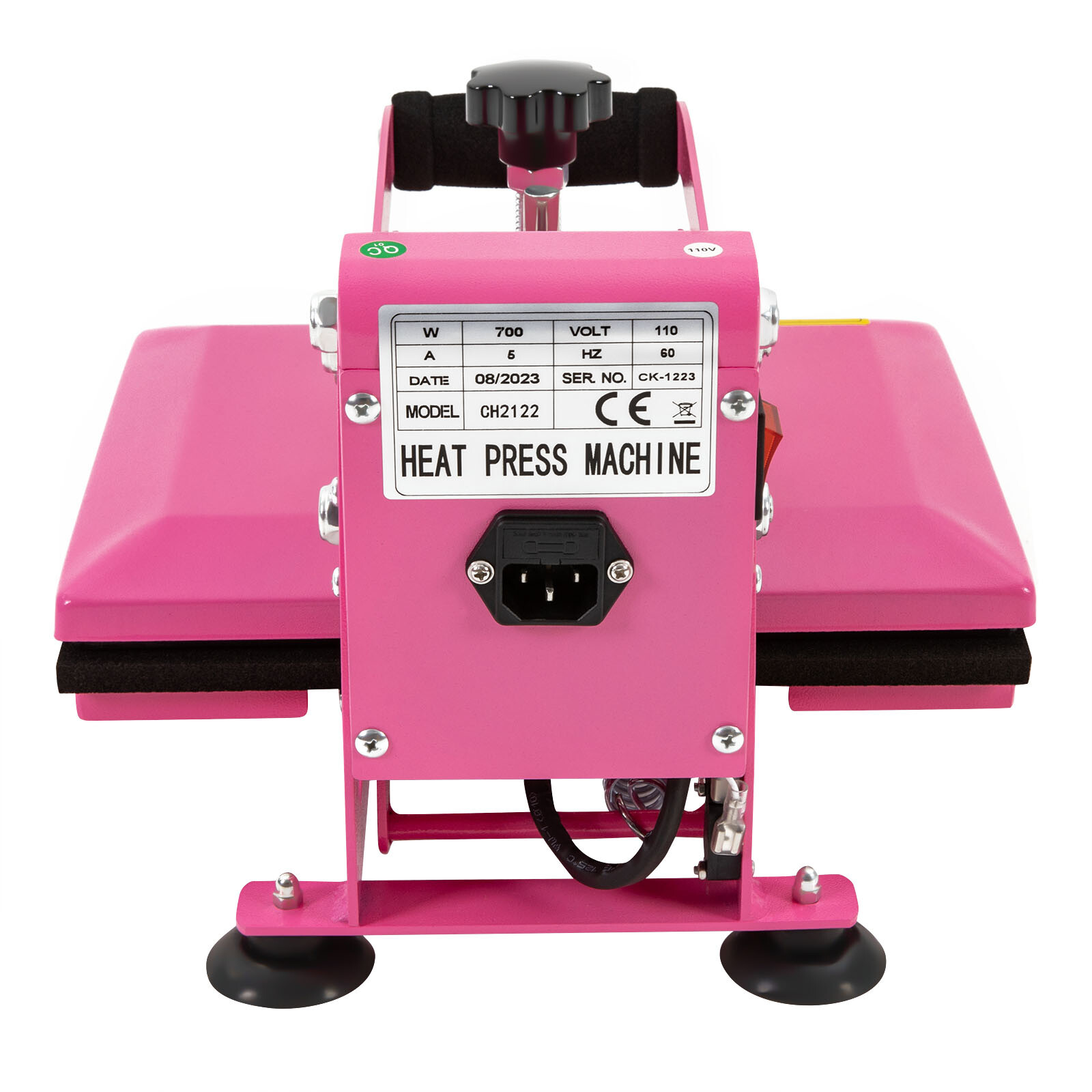 NEW 11.8*9inches Heat Press Machine FOR DIY T Shirts/T Shirt Press Machine Pink