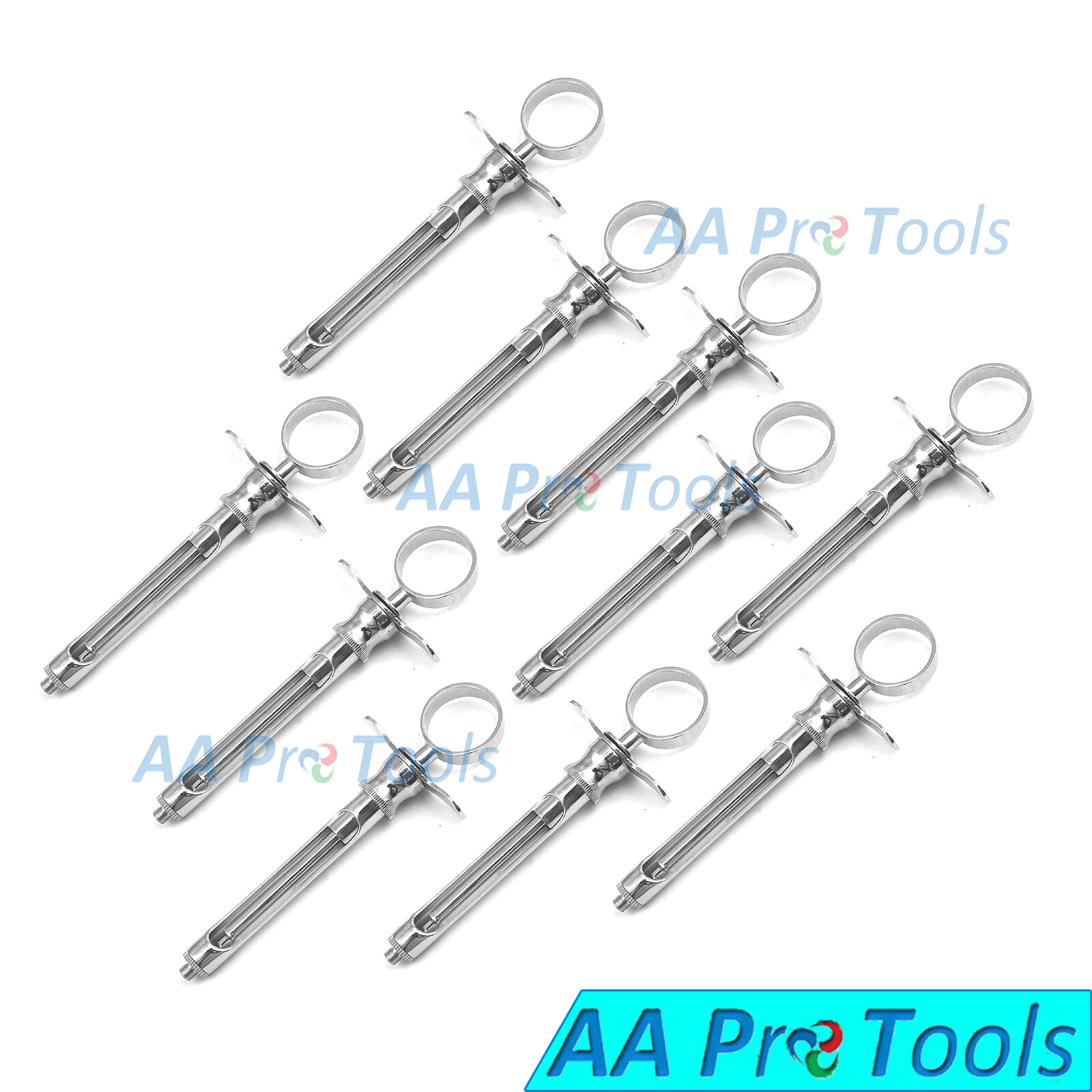 10x German Dental Anesthetic Syringe Self-Aspirating 1.8CC Dental Instruments