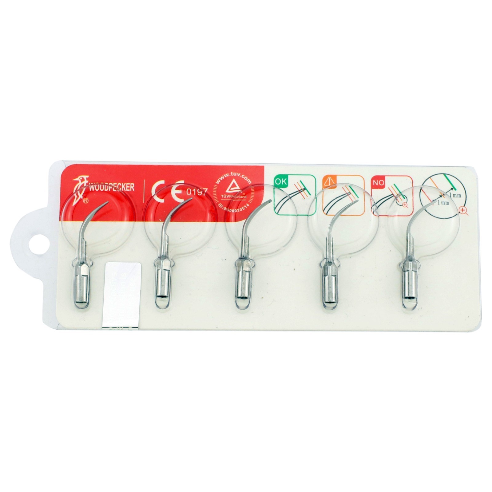Woodpecker Dental Ultrasonic Scaler Tips Kit UDS G1 G2 G4 P1 Scaling Perio EMS
