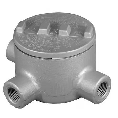Appleton Electric Grt125 Conduit Outlet Body, Iron, 1-1/4 In.