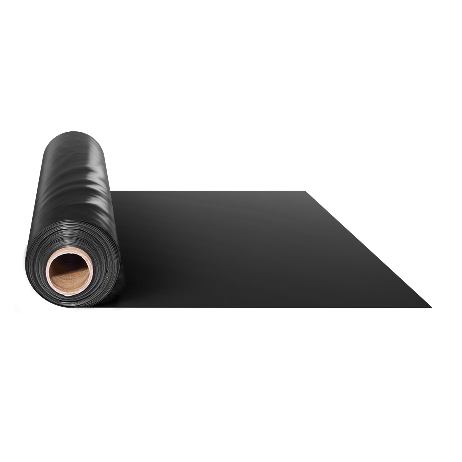 Uimoso 10Mil Plastic Sheeting Roll 5 x 100 FT Heavy Duty Polyethylene Black