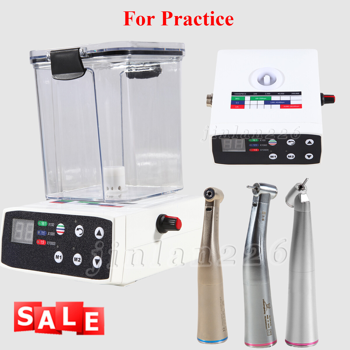 Dental Electric LED Micro Motor / 1:1 1:5 1:4.2 Contra Angles