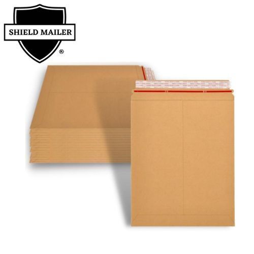 200 – 7×9 Kraft Rigid Photo Document Mailers Cardboard Envelopes 28 pt.