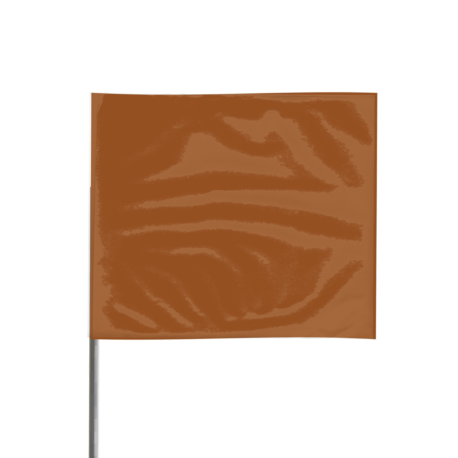 Presco 15 in. Steel Wire Staff Marking Flags [2.5 in. x 3 in. Flag]: 2 in. x 15