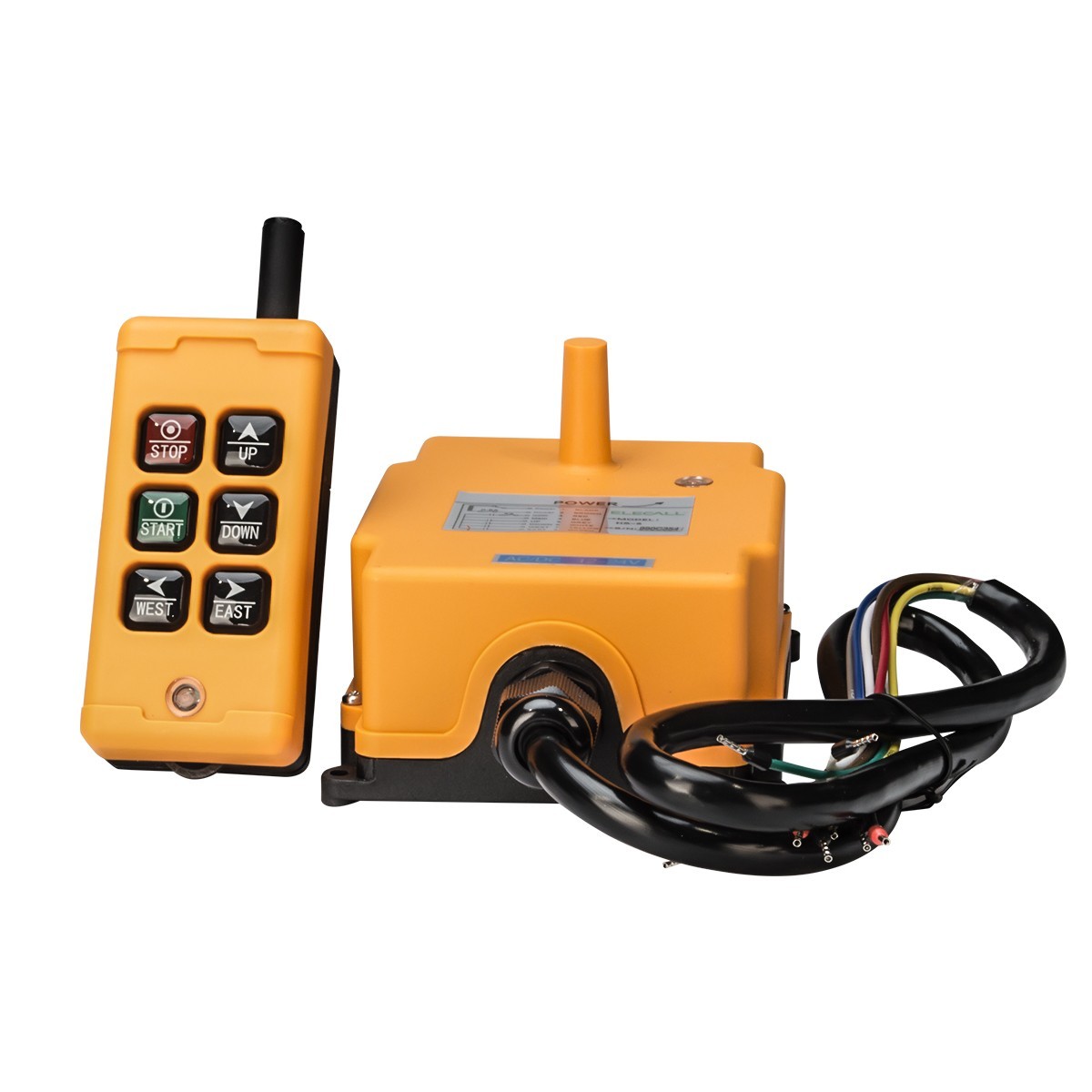 6 Key HS-6 Industrial Remote Control Electric Cordless Crane Radio Hoist