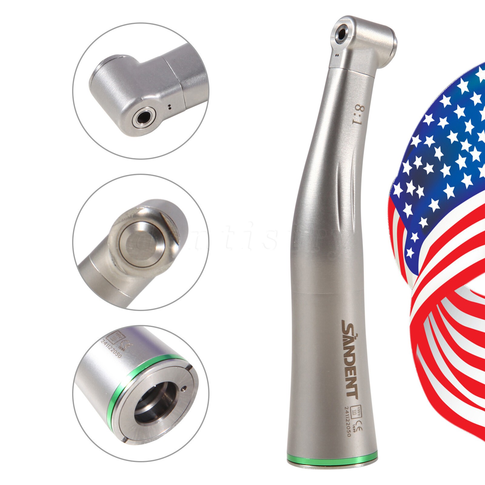 Dental 8:1 Endo Handpiece For Promark Endodontic Contra Angle