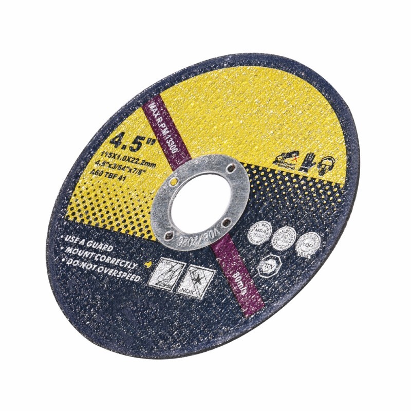 10Pcs Cut Off Wheels 115mm X 1.0mm X 22.2mm (4.5″ x 3/64″ x 7/8″) Black