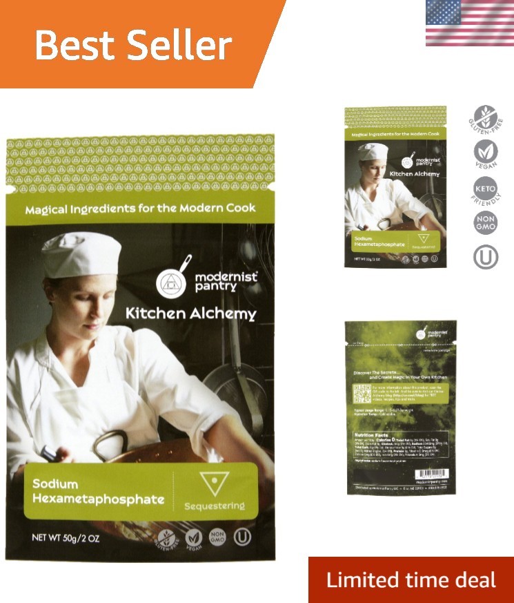 Sodium Hexametaphosphate 2oz – Essential for Molecular Gastronomy Applications