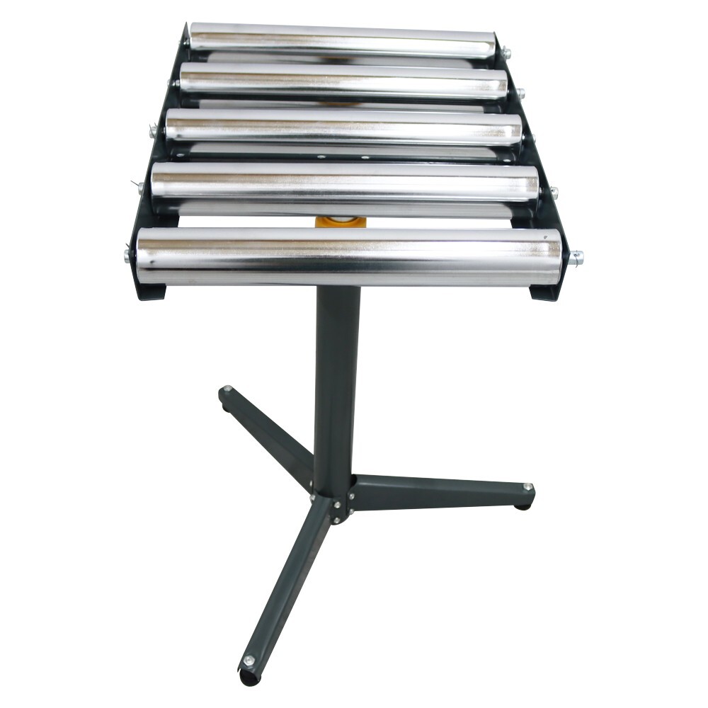 TECHTONGDA 5 Rolls 23.9″-41.6″ Adjustable Conveyor Roller Table 250Lbs Capacity