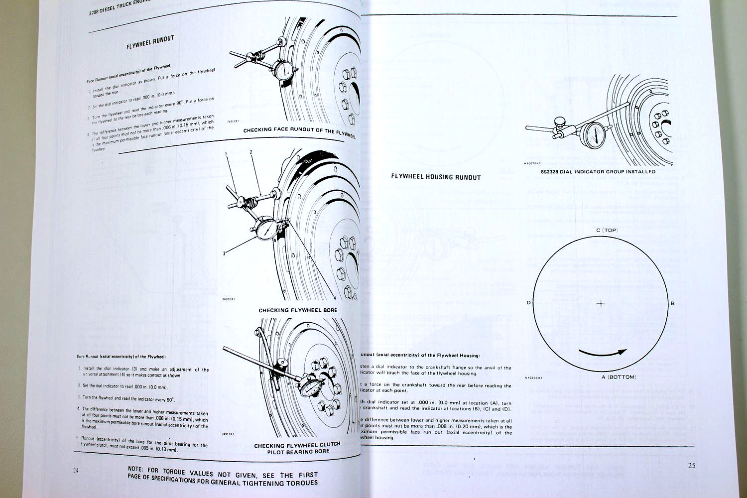Service Manual For Cat Caterpillar 3208 Diesel Truck Engine Serial No. 40S1-Up