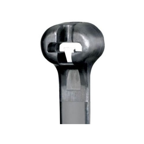 Panduit BT9LHL0, 30.7″ x 0.275″, 120 Lb Strength, Black, Locking Cable Tie, 50pc