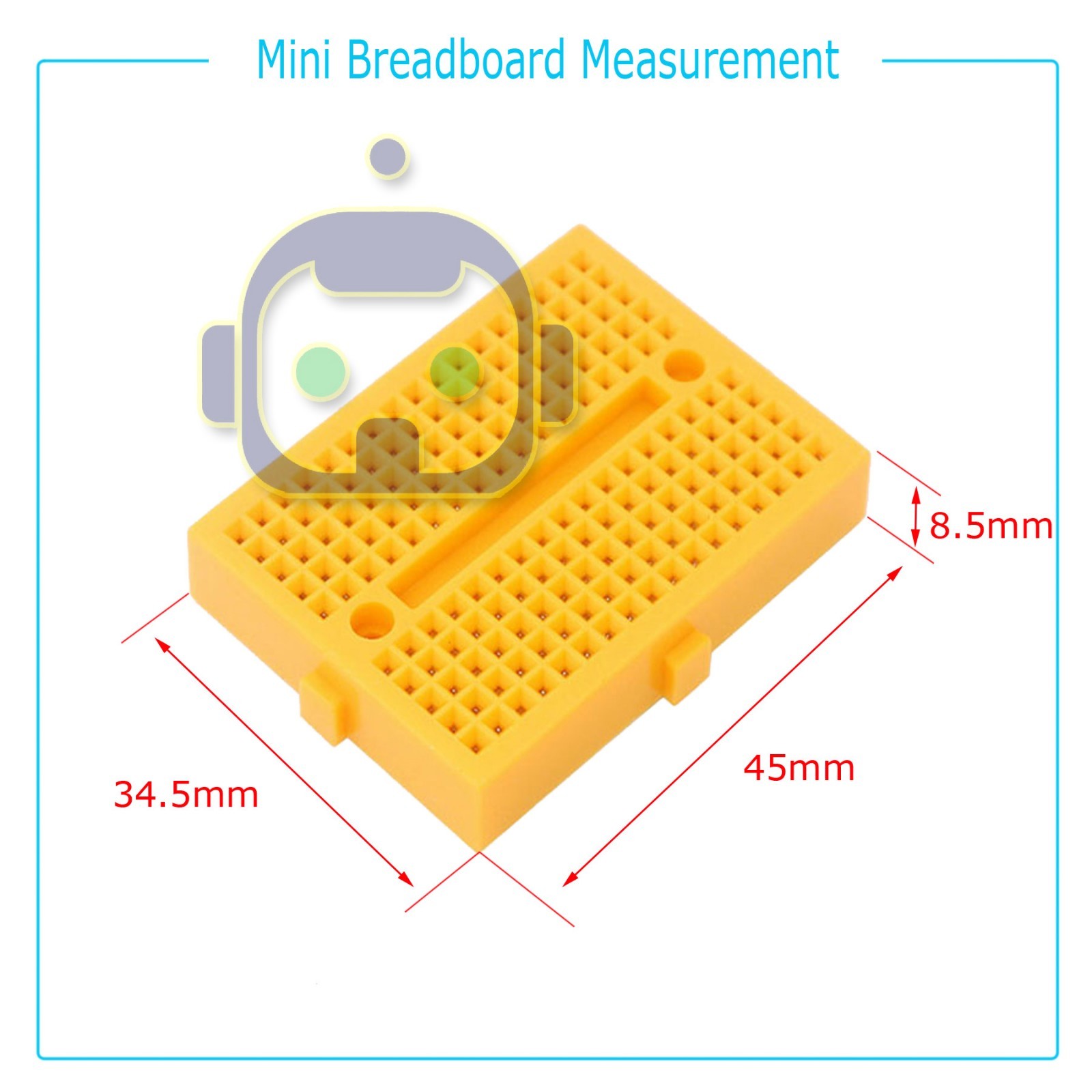 6pcs White Breadboard SYB-170 Tie-points Solderless Prototype PCB Circuit Board