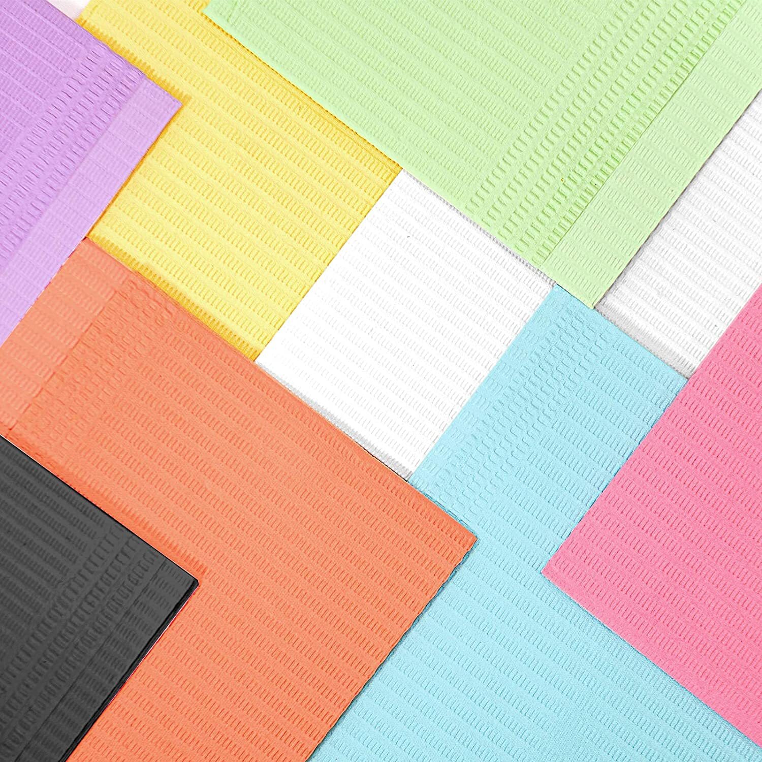 1000Pcs/8Bags Disposable Dental Bibs 3-Ply Medical Tray Covers Towels 13″x18″