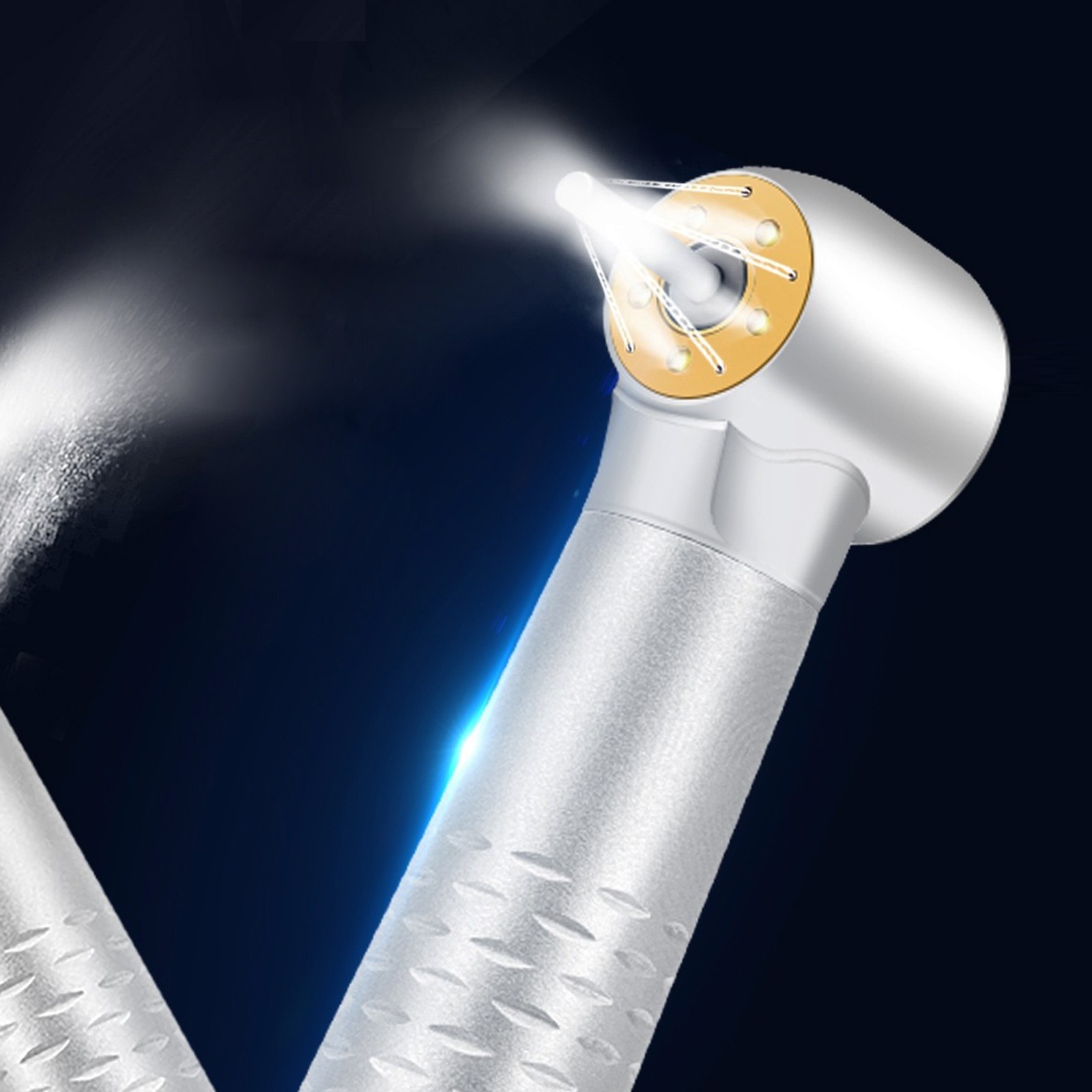 POPDENT NFTE-M4 OLED+ 5 Light LED E-Generator Dental High Speed Handpiece 4 Hole