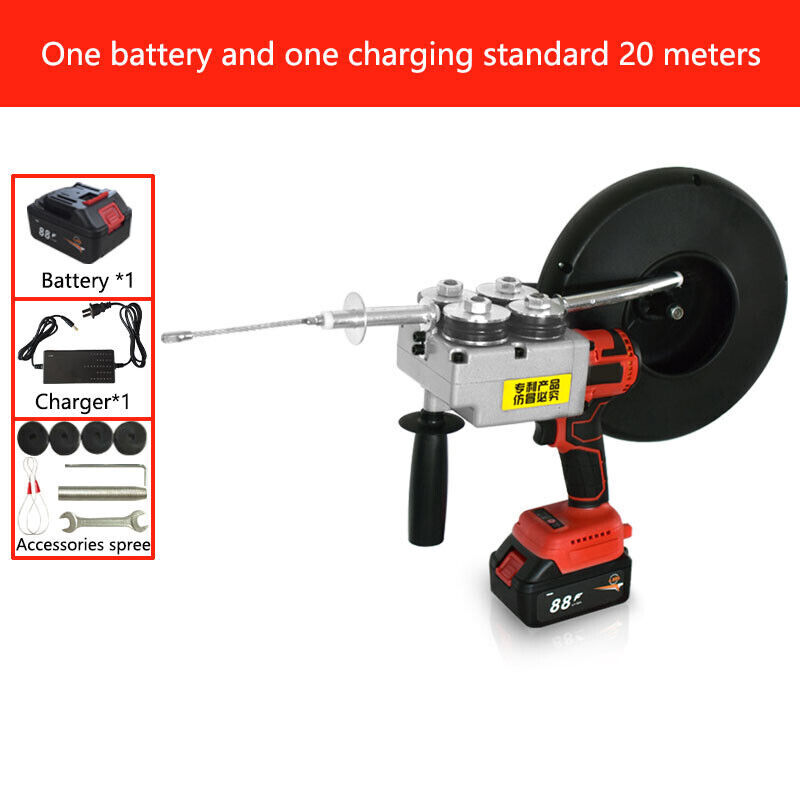 Stringing Machine Auto Electric Steel Wire Dark Line Pull Line Wire Guide Tool