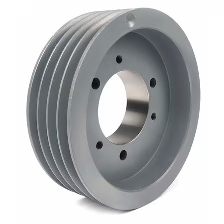 Zoro Select 5V714 1/2 In To 2-15/16 In Quick Detachable Bushed Bore 4 Groove,