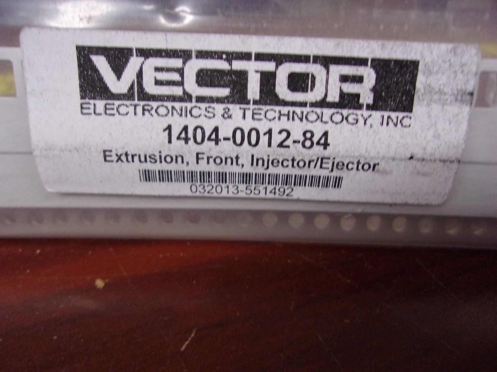 VECTOR ELECTRONICS 1404-0012-84 Front Horizontal Extrusion 17″ Card Rack
