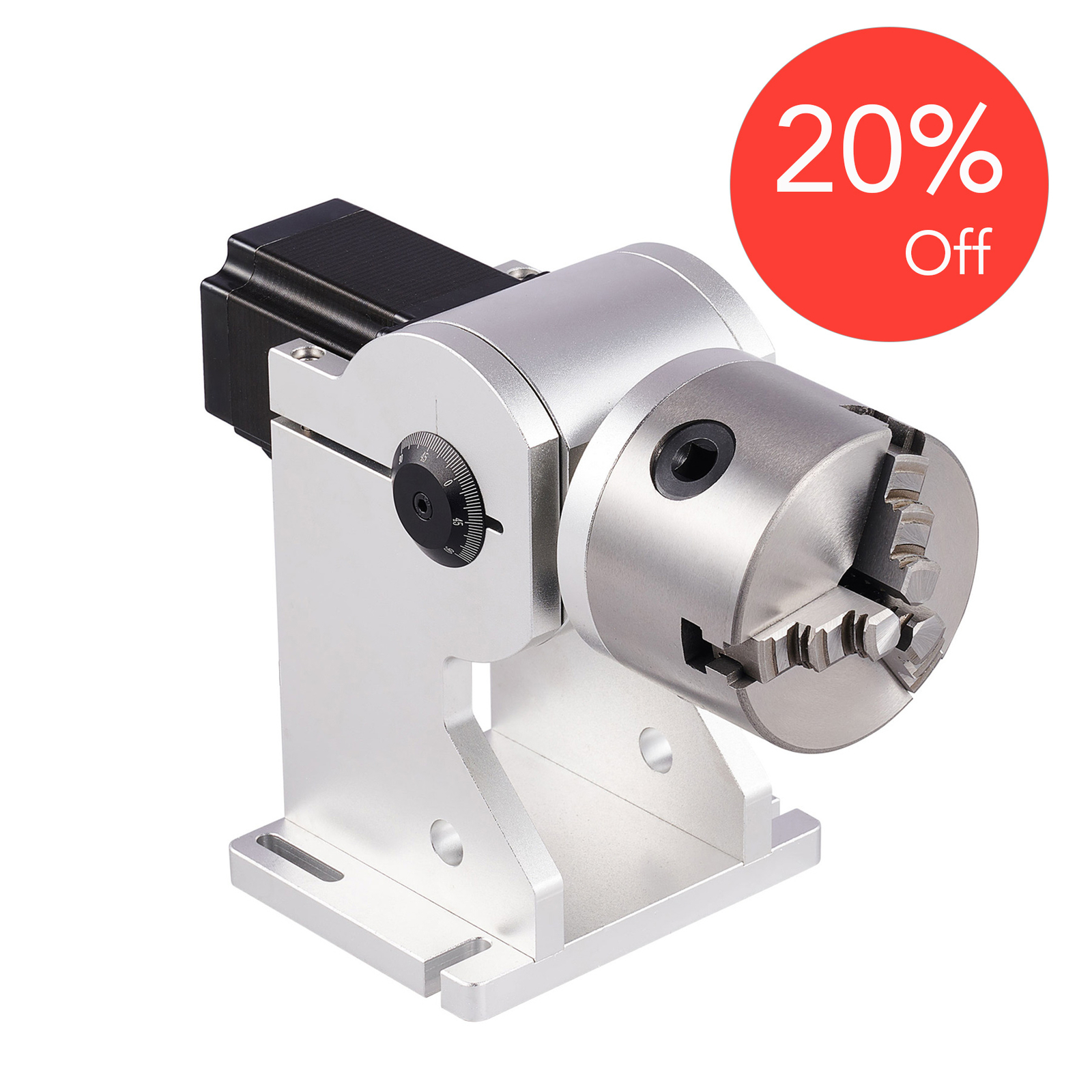 OMTech Rotaion Axis Cylinder Rotary for 20W 30W 50W Fiber Laser Marking machine