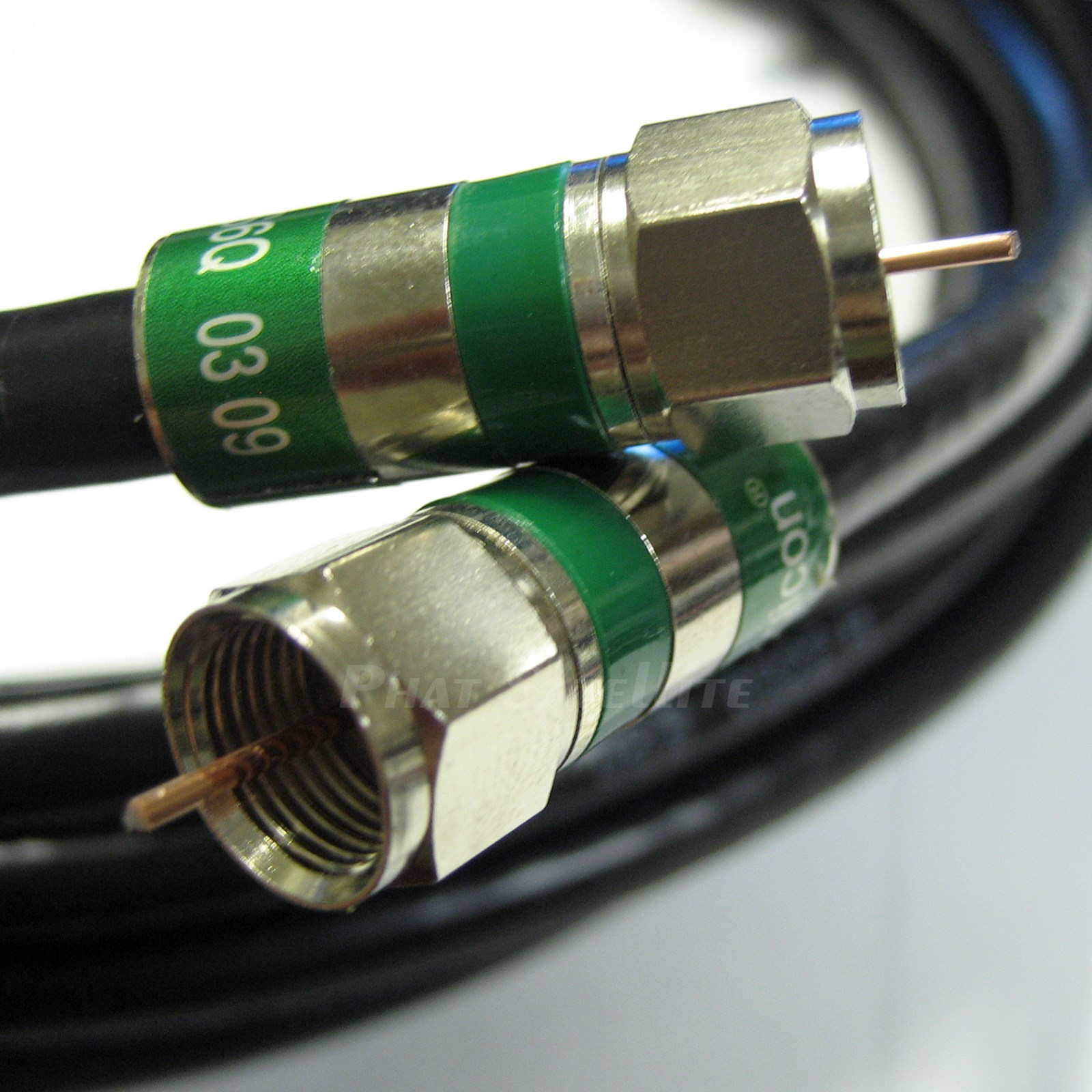 45ft PERFECT VISION 3GHZ QUAD SHIELD 75 Ohm COAXIAL RG6 DIRECTV APPROVED CABLE