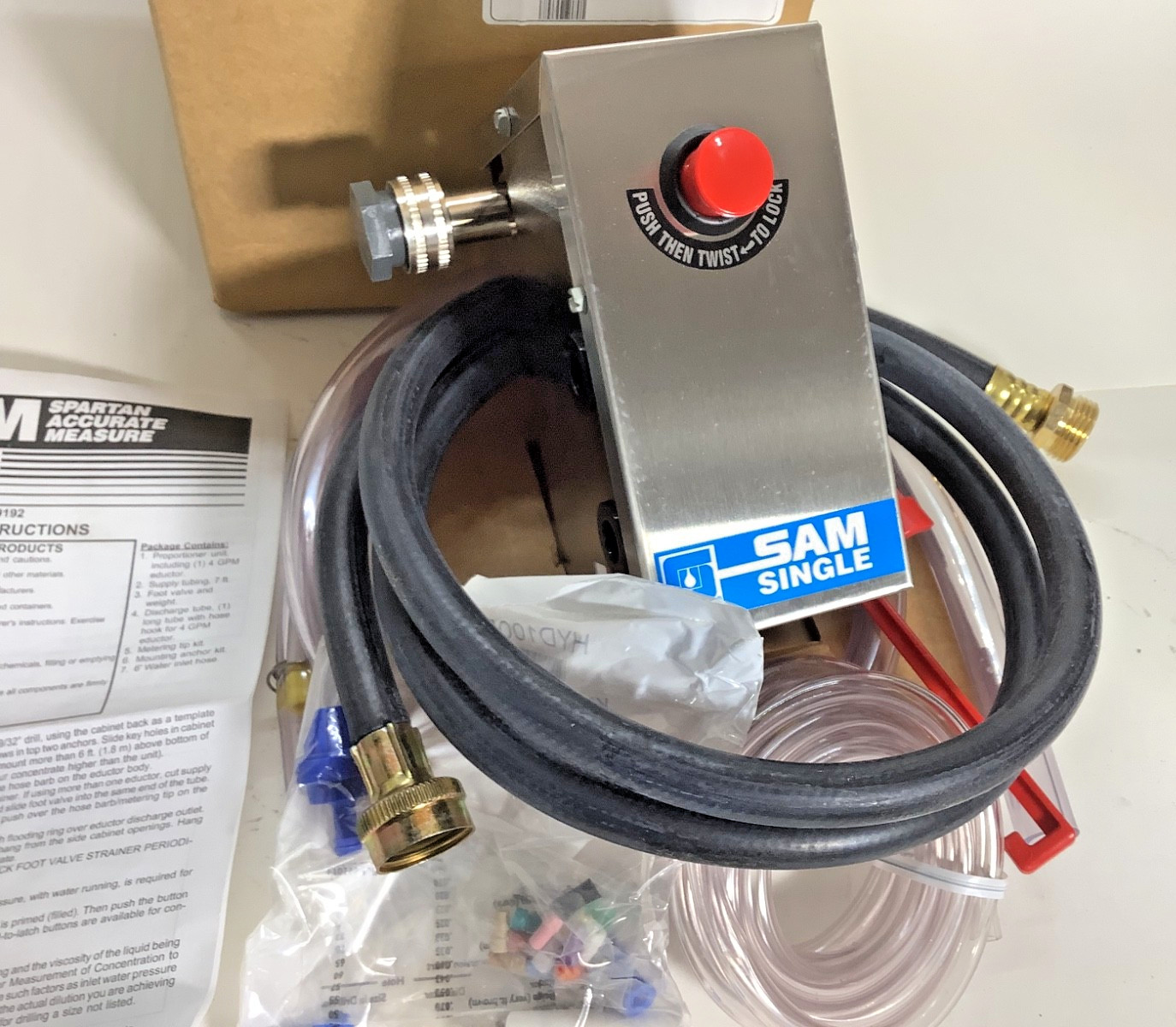 Spartan Chemical Box 835-2 Sammy CRT919200 SAM Single Dispensing System