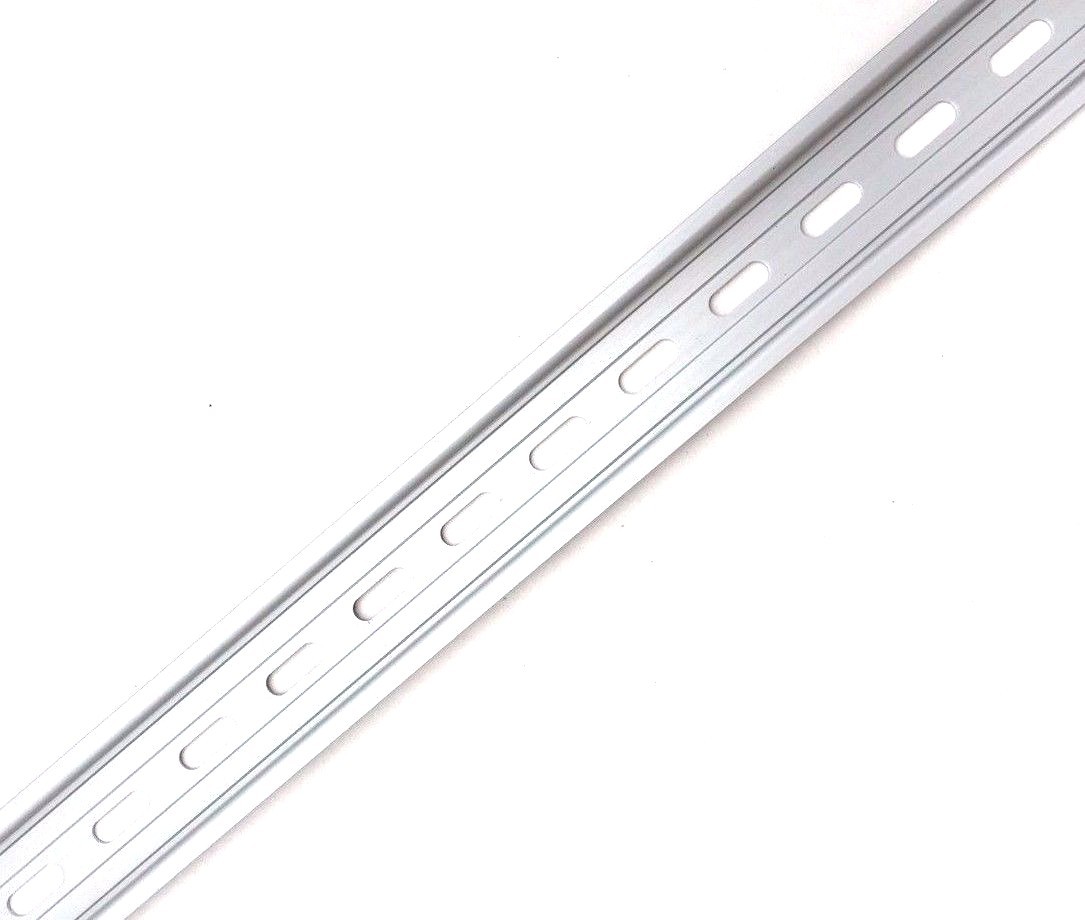 20 Pieces DIN Rail Slotted Aluminum RoHS 1 Meter Long 35mm 7.5mm 20 Meters Total