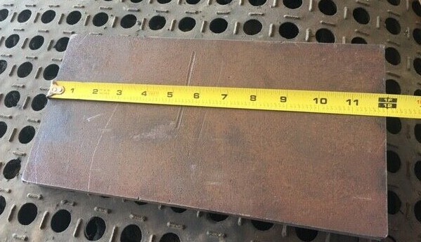 1 X 6 X 12″ Steel Flat Bar Plate 1 ” THICK Blacksmith Bench Plate Welding