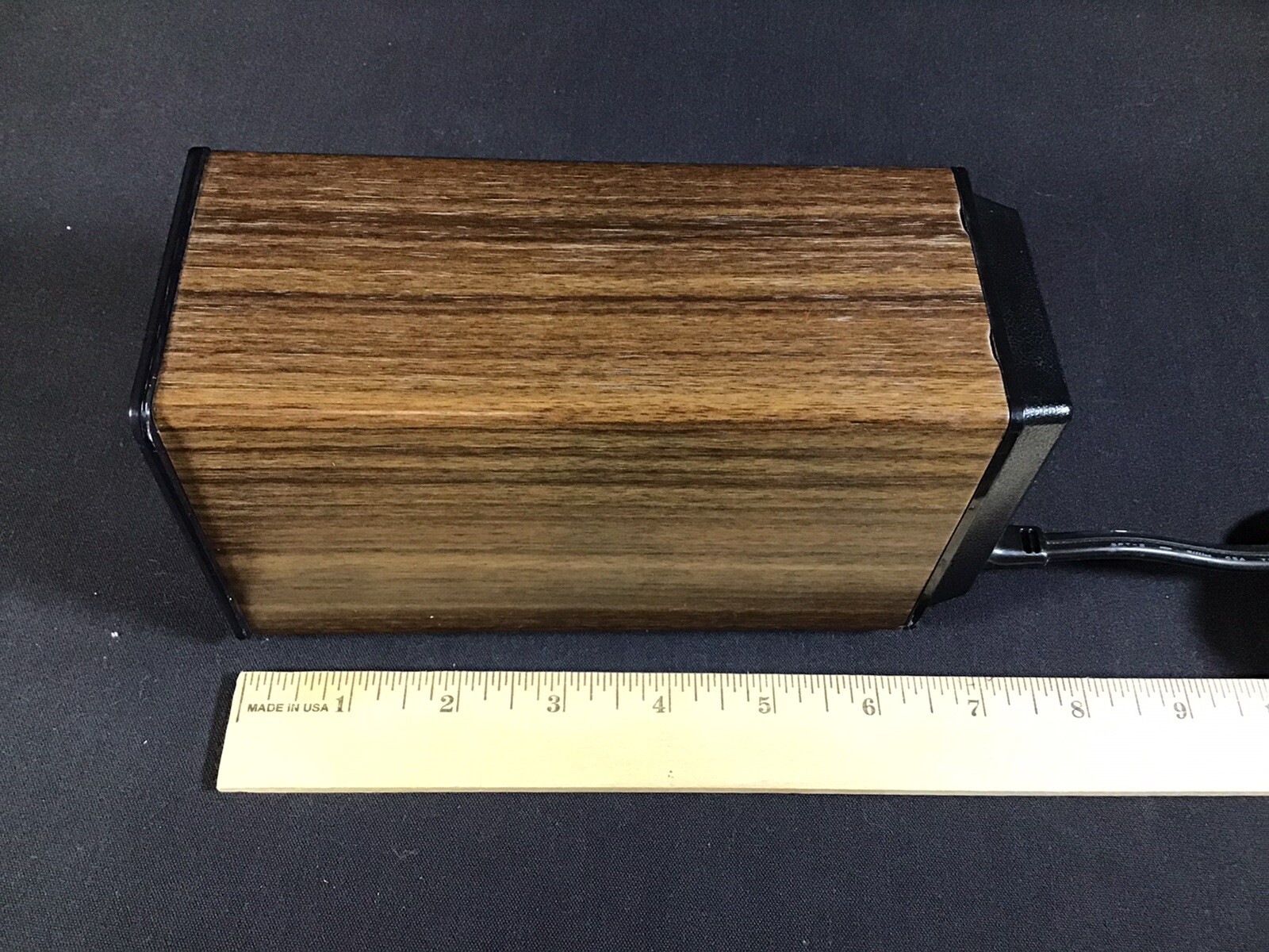 Vintage Panasonic KP-773 Wood Grain Electric Pencil Sharpener Auto Stop- Japan