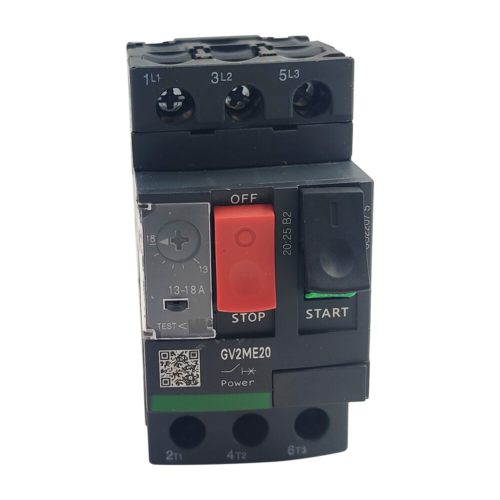 GV2ME20 Motor circuit breaker Deca 13A to 18A Manual Motor Starter Button NEW