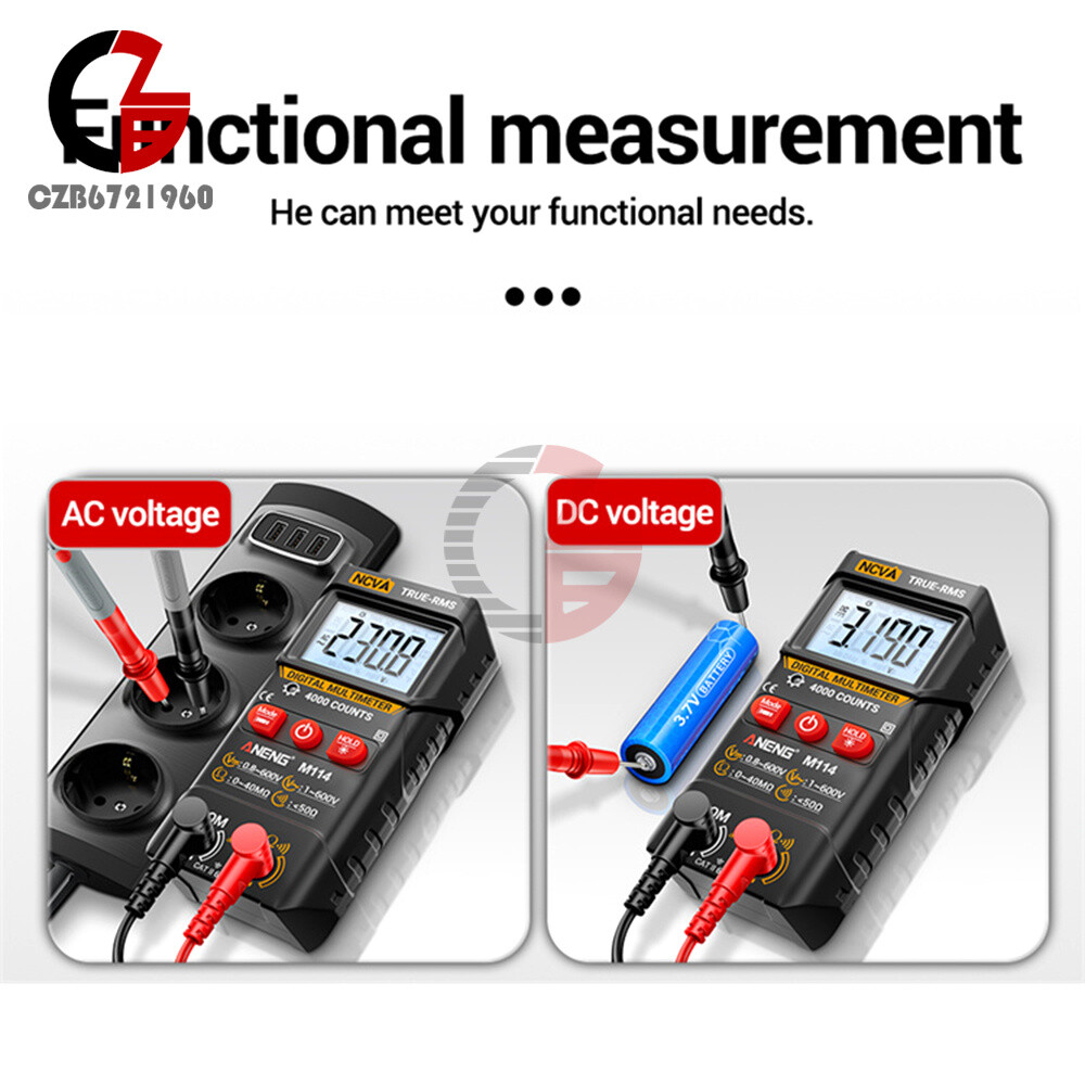 ANENG Digital Multimeter Automatic Voltmeter NCV Resistance Electrician Tester