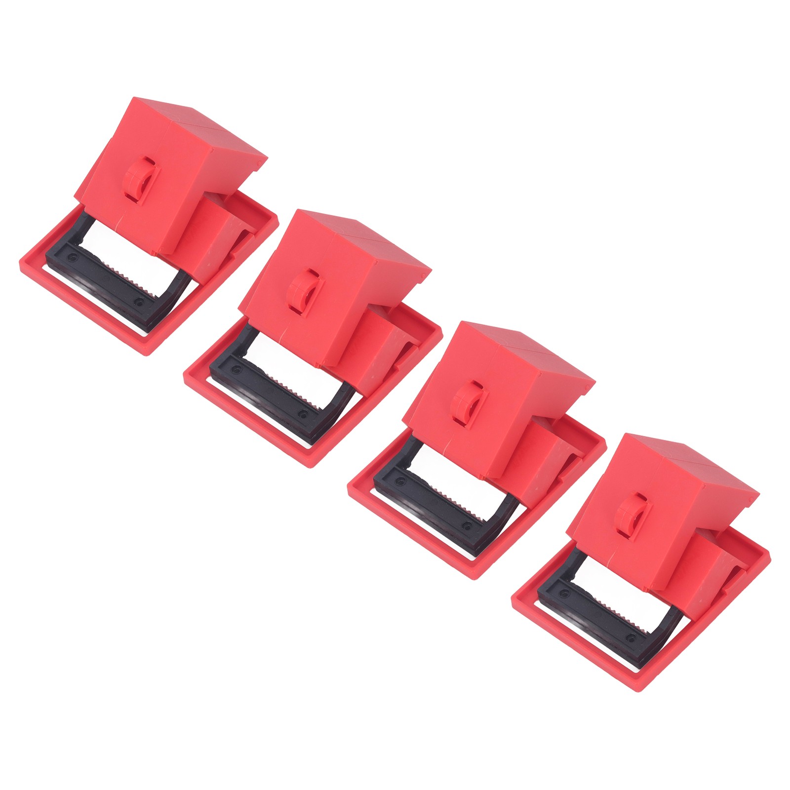 4Pcs Circuit Breaker Lockout Device Set Clamp On Single Pole Breaker Lock 480