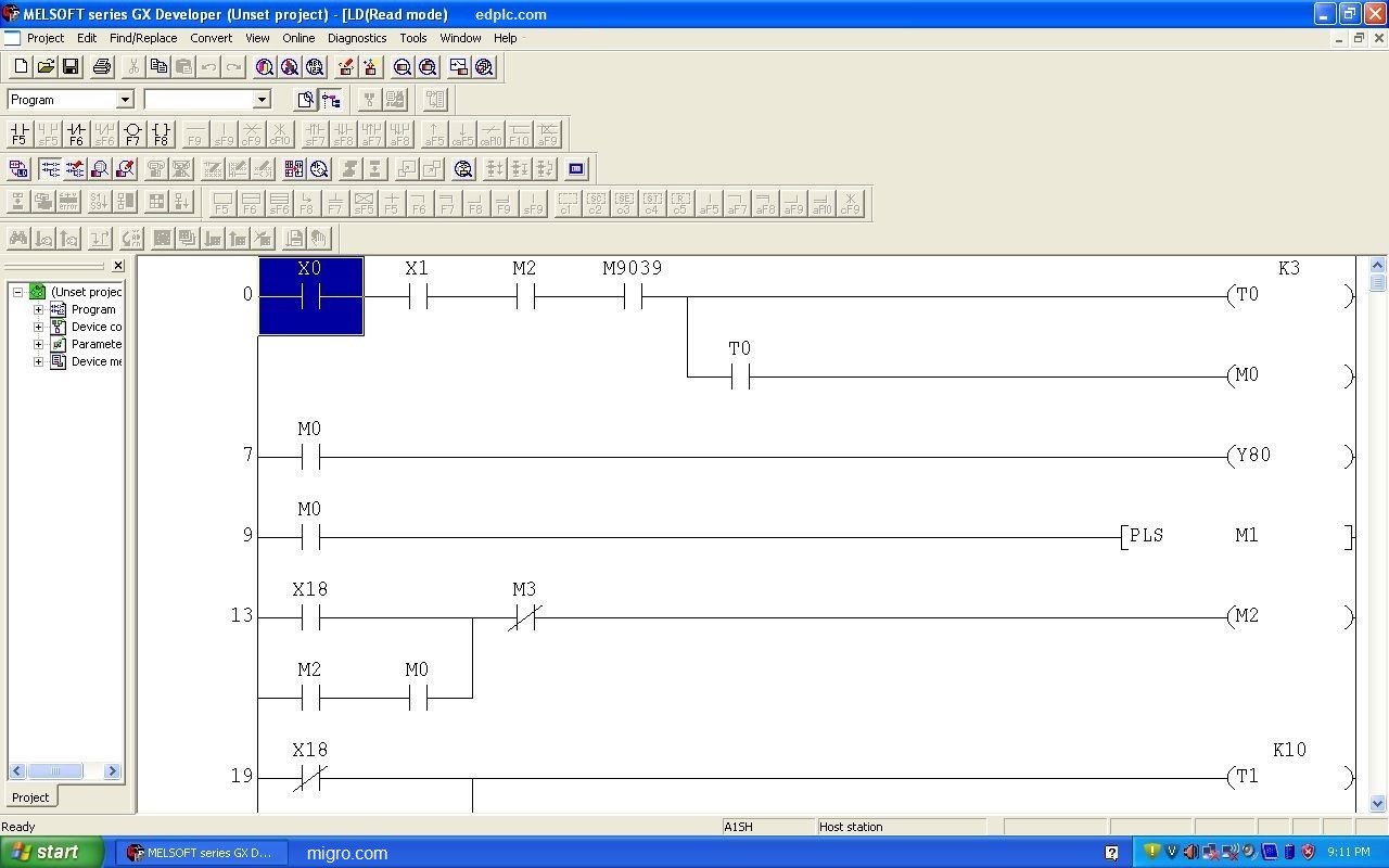 PLC Training Kit Ladder Logic Professional Programmable Controller, w Software