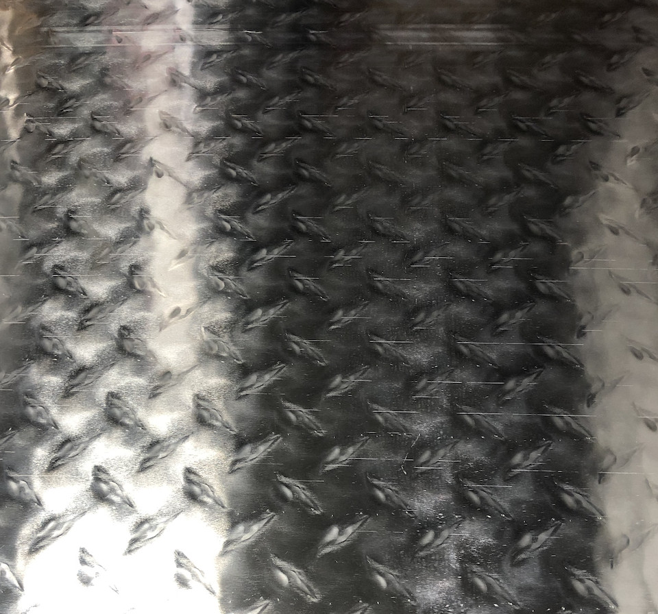 24″ x 48″ Diamond Plate Aluminum .045″ Thick – 18 Gauge (1.15mm)