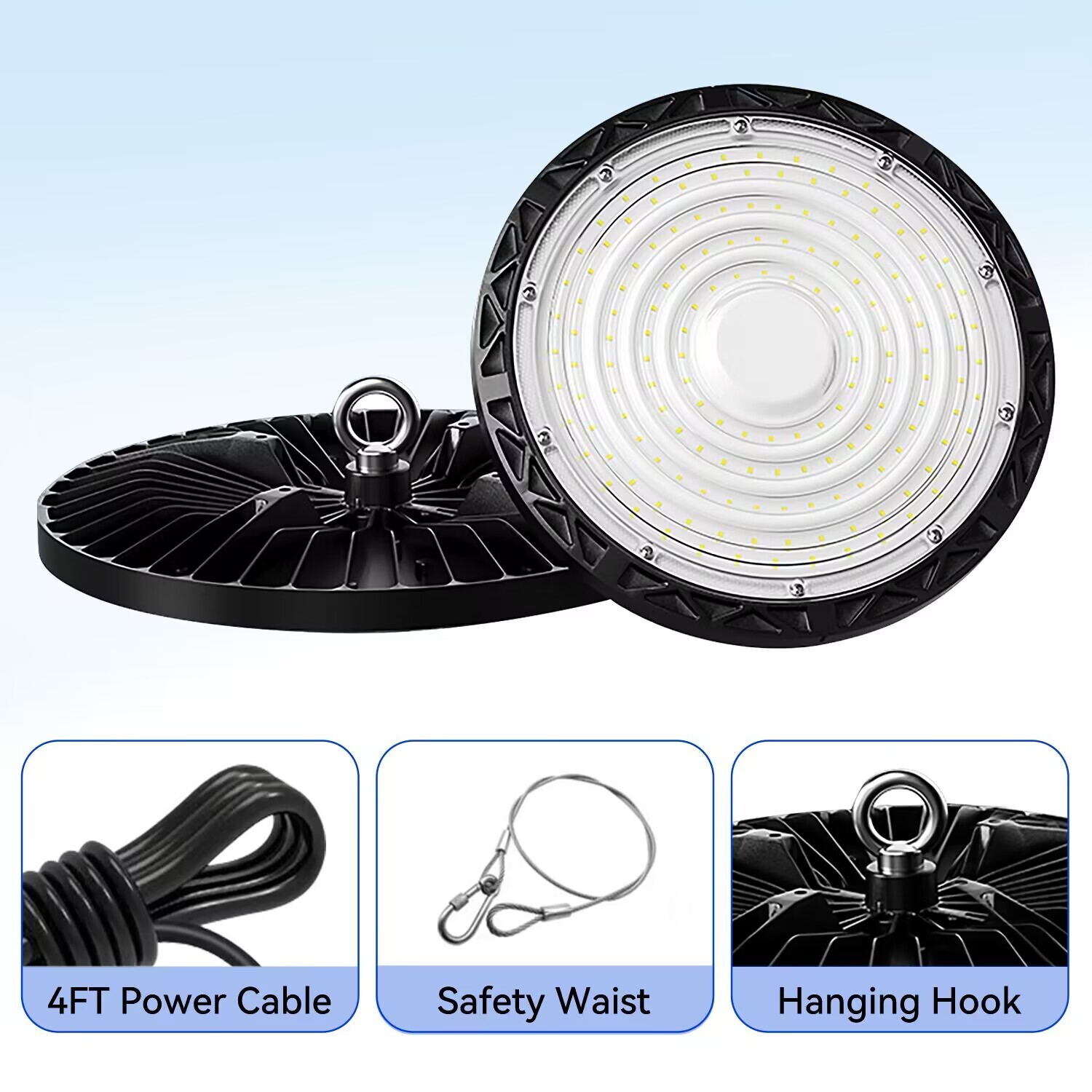 20x 100W UFO Led High Bay Light Industrial Commercial Factory Warehouse 90-277V
